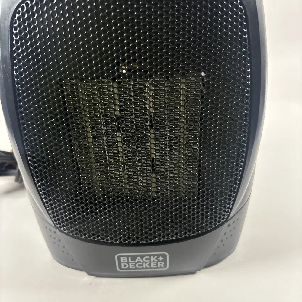 BLACK+DECKER Black Personal Ceramic Indoor Heater & Fan with 4 Settings